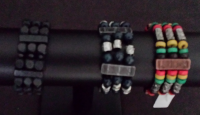 Bracelet de perles en bois